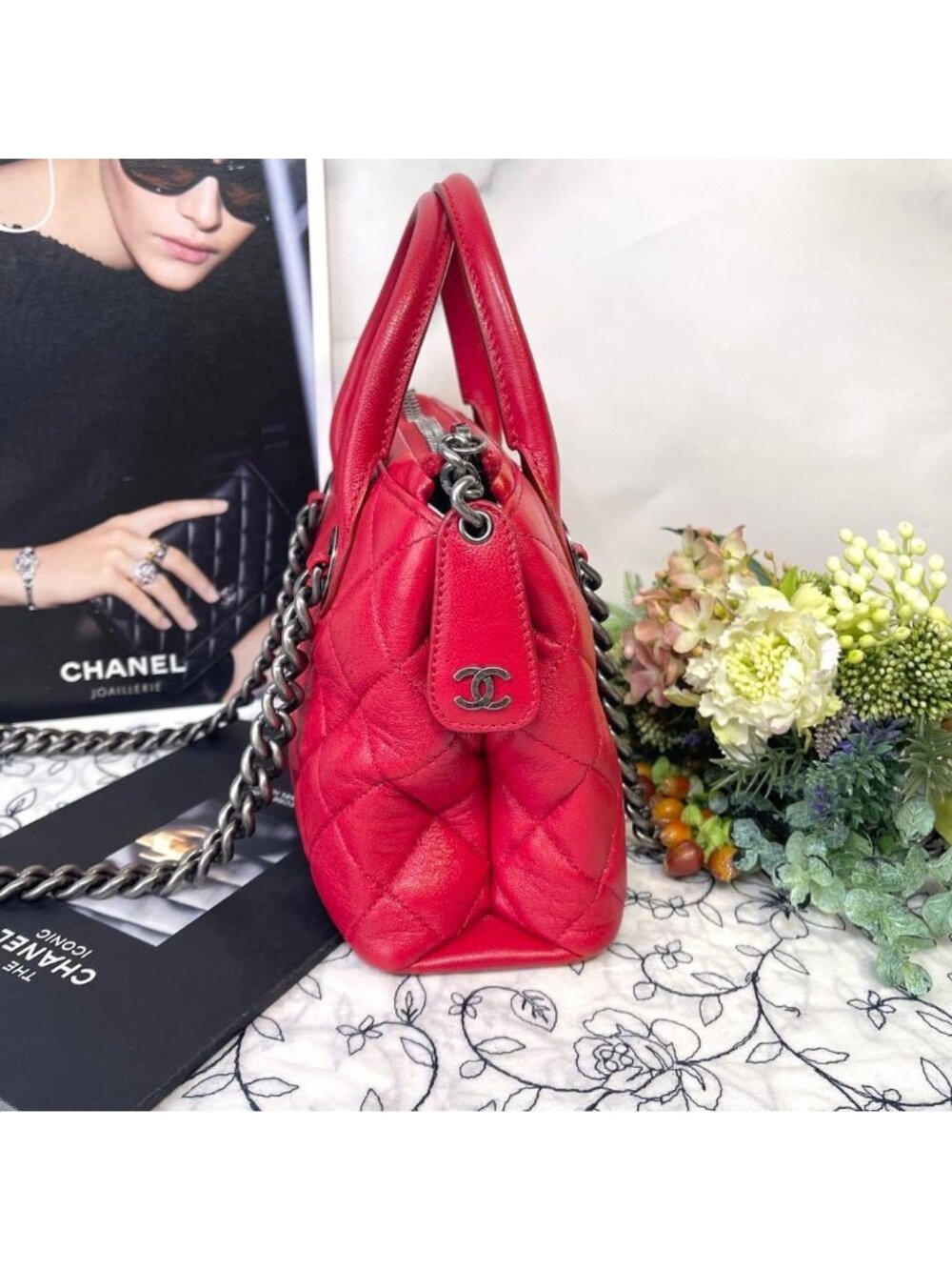 Chanel Quilted 2-Way Chain Shoulder Bag - Picture 5 of 15